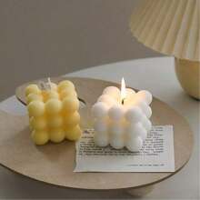 Bubbel kaars vierkant