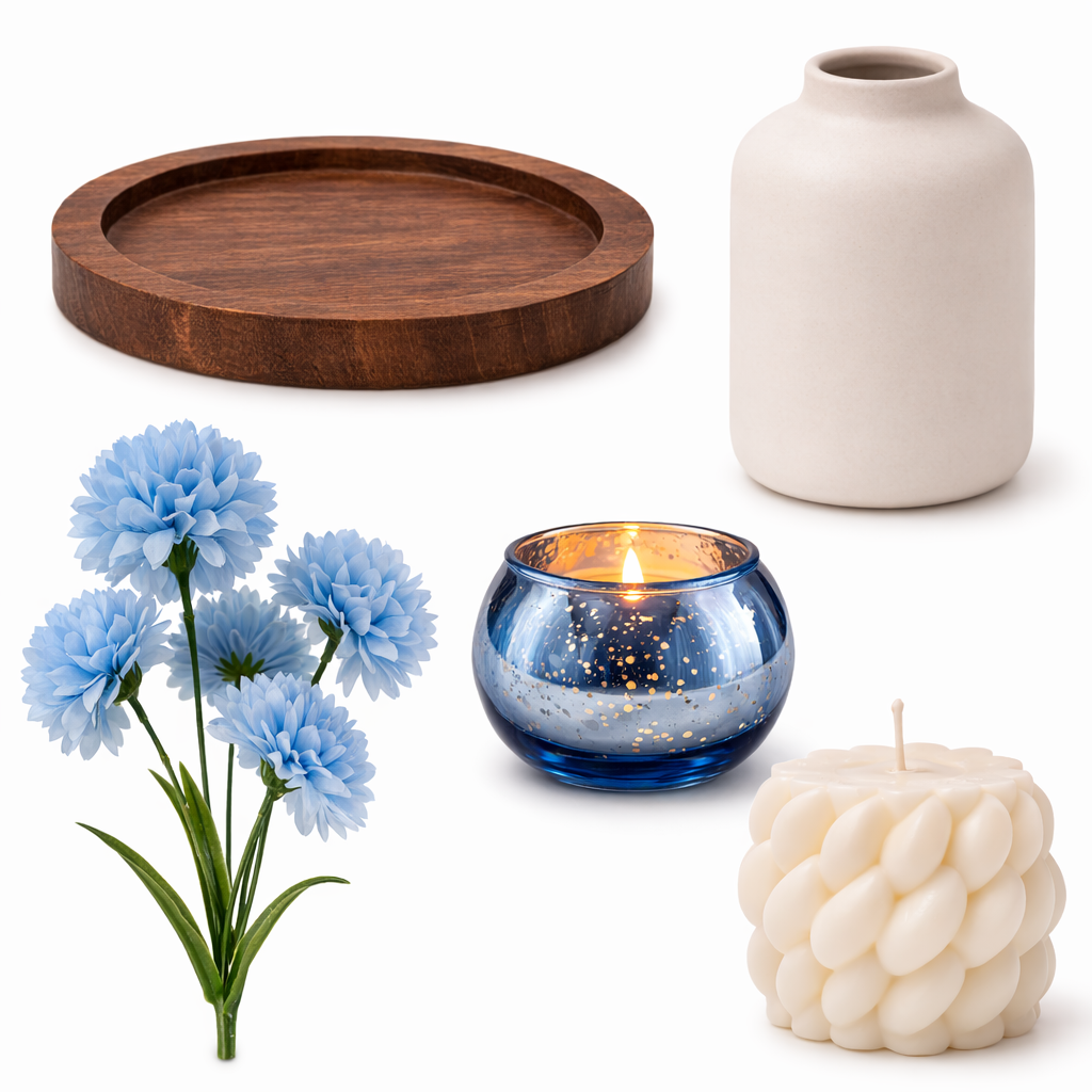 Cosy blue Tafel set (19,5cm)